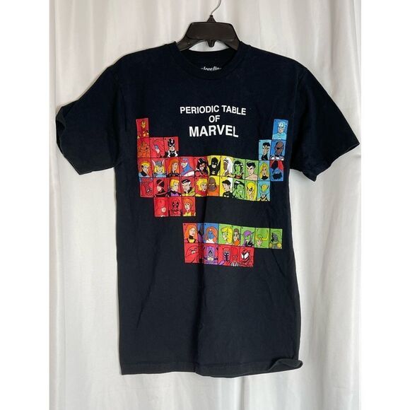 Periodic Table of Marvel Tee Shirt - Picture 1 of 4